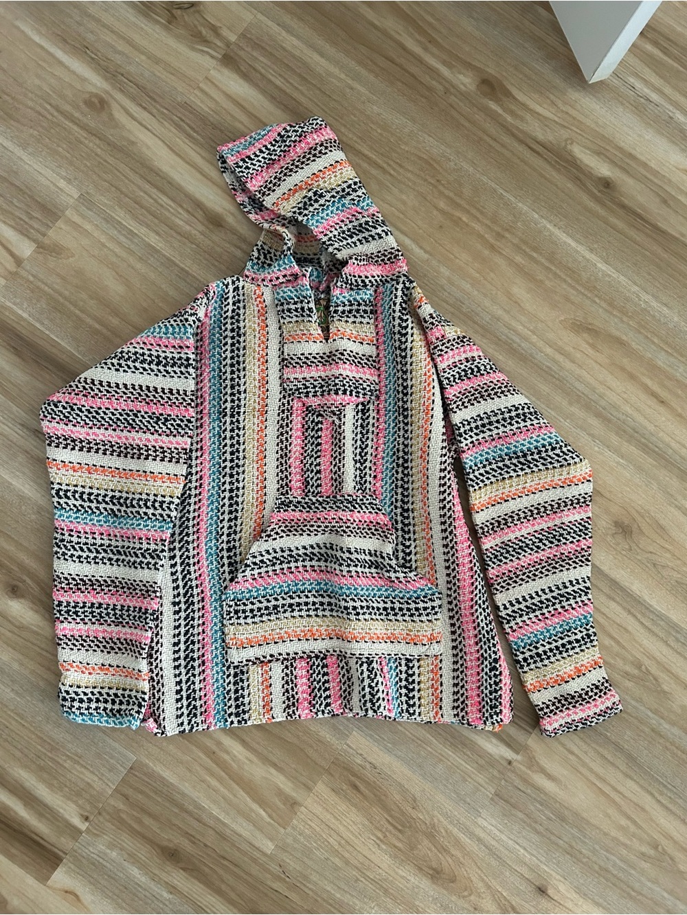 BAJA Joe pink Multicolor Striped drug rug